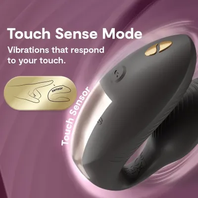 Prémiový vibrátor pro páry We-Vibe Chorus Pro s ovladačem, saténově černý - obrázek 11