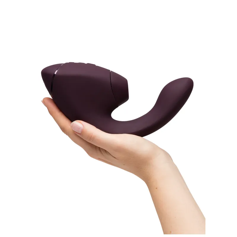 Rabbit vibrátor s tlakovým stimulátorem klitorisu Womanizer Duo Next, tmavě fialový - obrázek 8