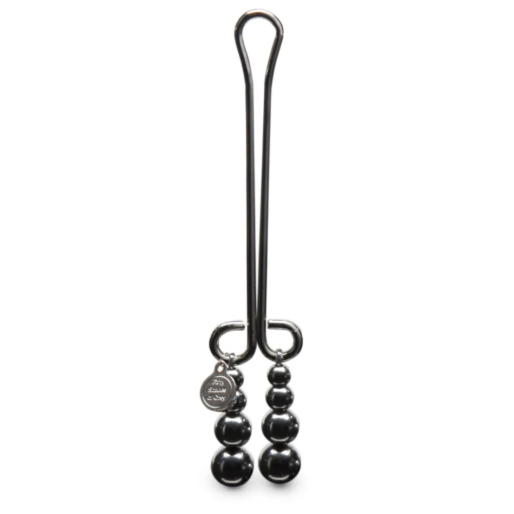Kovová intimní svorka Fifty Shades of Grey Darker Just Sensation, 9,7 cm