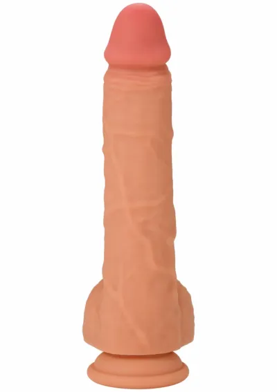 Realistické dildo INFERNO by HIDDEN DESIRE z tekutého silikonu, 23 cm - obrázek 5
