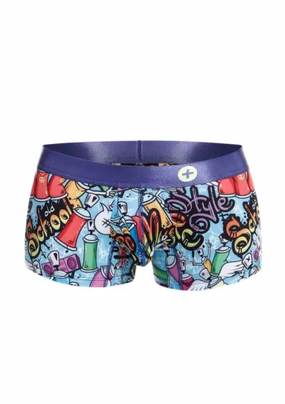 Pánské boxerky MaleBasics Hipster Trunk, černé, M