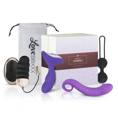 Dárková sada erotických pomůcek pro ženy Loveboxxx Solo Box Women Premium Set