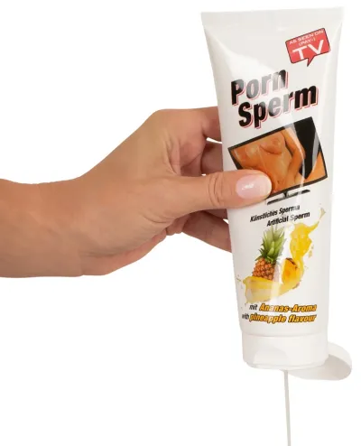 Lubrikační gel HOT Porn Sperm Pineapple na vodní bázi, ananas, 250 ml - obrázek 4
