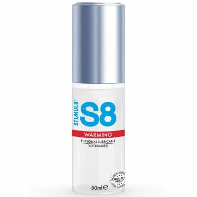 Hřejivý lubrikační gel Stimul8 S8 Heat Effect, na vodní bázi, 50 ml