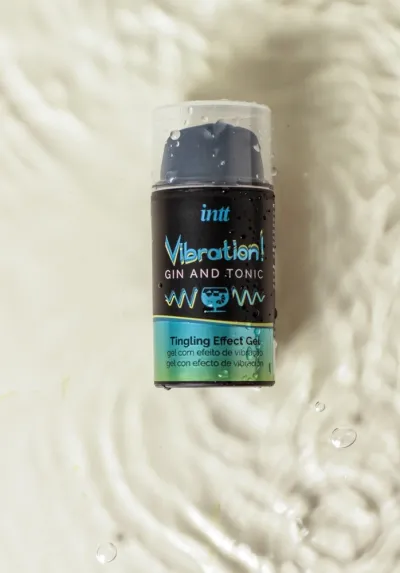 Vibrační stimulační gel INTT Vibration, gin s tonikem, 15 ml - obrázek 4