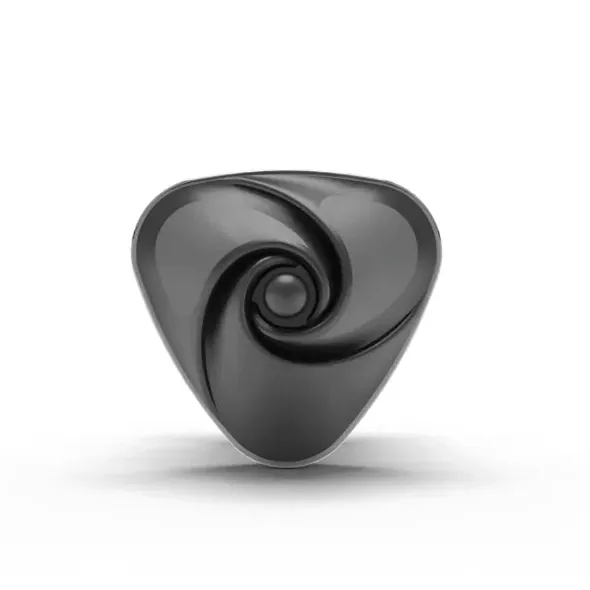 Přikládací vibrátor s elektrostimulací Mystim Heart's Desire, silikon, černý - obrázek 2
