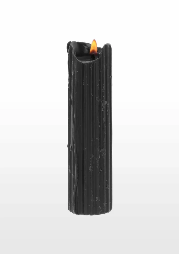 BDSM svíčky TABOOM Drip Candle s nízkou teplotou tání, černá a vínová, 2 ks - obrázek 5