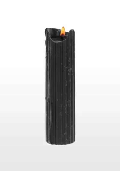 BDSM svíčky TABOOM Drip Candle s nízkou teplotou tání, černá a vínová, 2 ks - obrázek 5