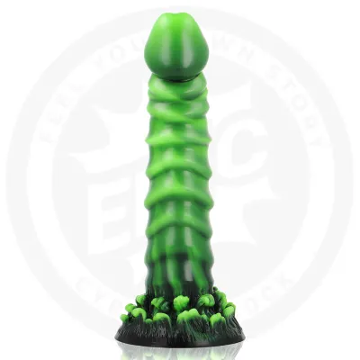 Silikonové dildo EPIC Caelion Living Root, 22,5 cm, zemité tóny