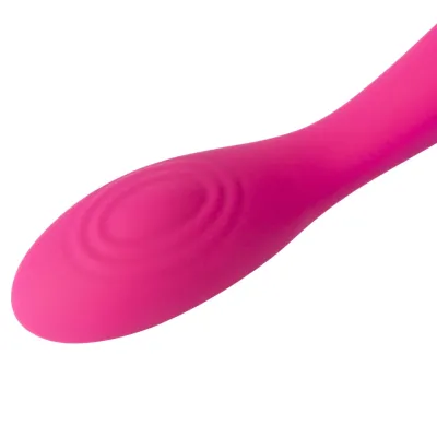 Vibrátor na bod G Svakom Iris, 5 režimů, vodotěsný, švestkově červený, 180 mm - obrázek 8