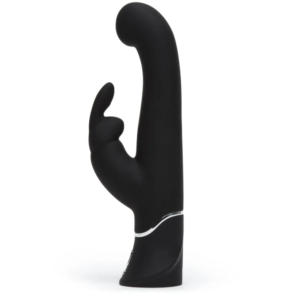 Rabbit vibrátor na bod G Happy Rabbit G-Spot Stroker, silikonový, nabíjecí, černý - obrázek 2
