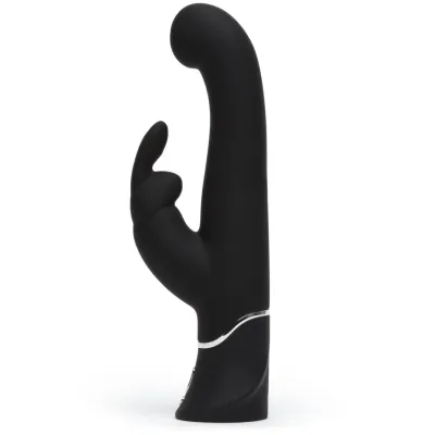Rabbit vibrátor na bod G Happy Rabbit G-Spot Stroker, silikonový, nabíjecí, černý - obrázek 2