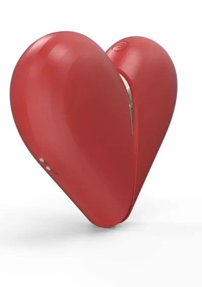 Stimulátor Xocoon Heartbreaker 2 v 1 s vibracemi a lízáním, silikon, růžový - obrázek 6