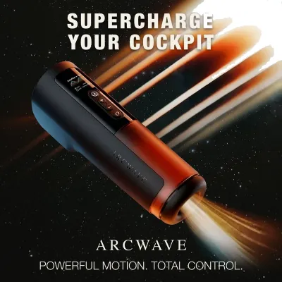 Automatický masturbátor Arcwave Thruster s přirážením a rotací, černý - obrázek 7