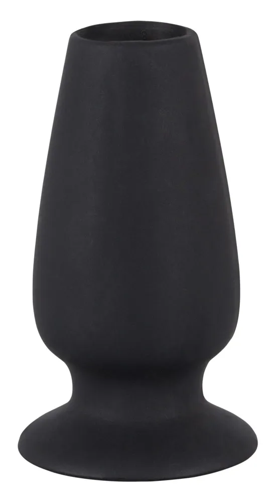 Dutý anální kolík You2Toys Lust Tunnel Plug M, silikon, černý, 10 cm - obrázek 3