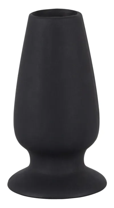 Dutý anální kolík You2Toys Lust Tunnel Plug M, silikon, černý, 10 cm - obrázek 3