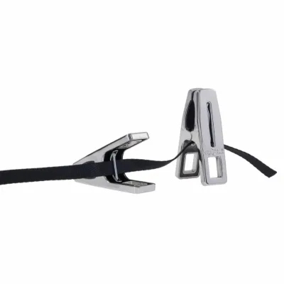 Kolíčkový zip na tělo Sportsheets Edge Body Zipper, 16 kovových kolíčků, stříbrný - obrázek 4