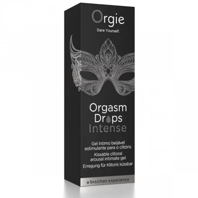 Hřejivé stimulační kapky na klitoris Orgie Orgasm Drops Intense, 30 ml - obrázek 3