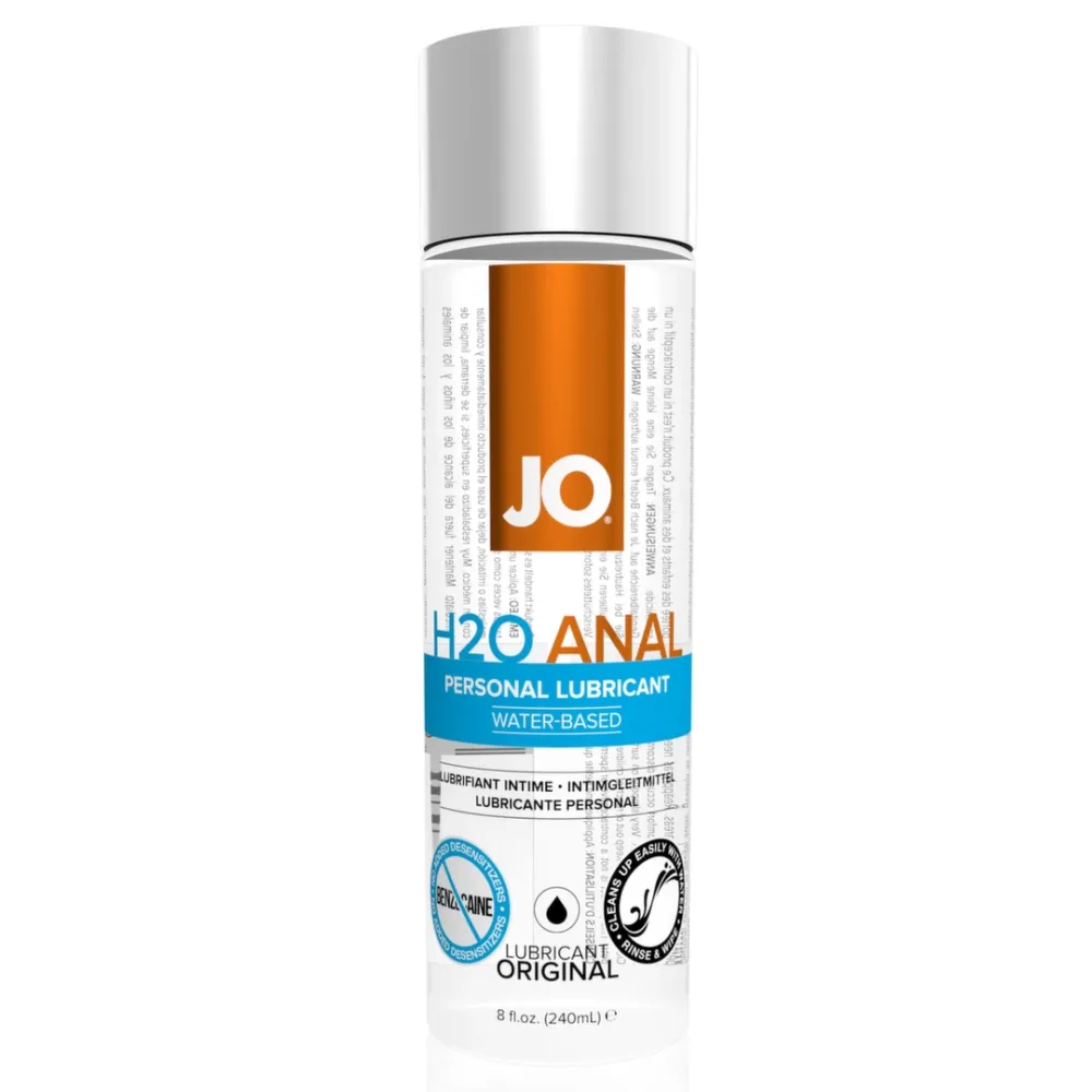 Anální lubrikační gel System JO H2O Anal Original, na vodní bázi, hustý, 240 ml
