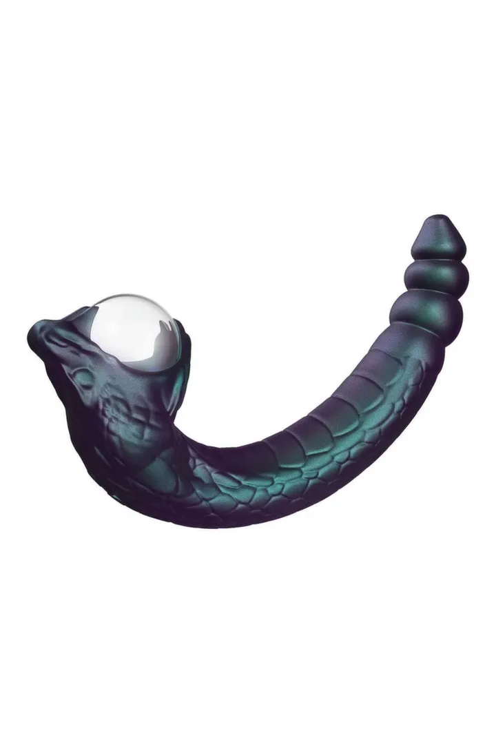 Vibrátor Temptasia Rattle Snake se svítící plazmovou koulí, ohebný, 35 cm - obrázek 5