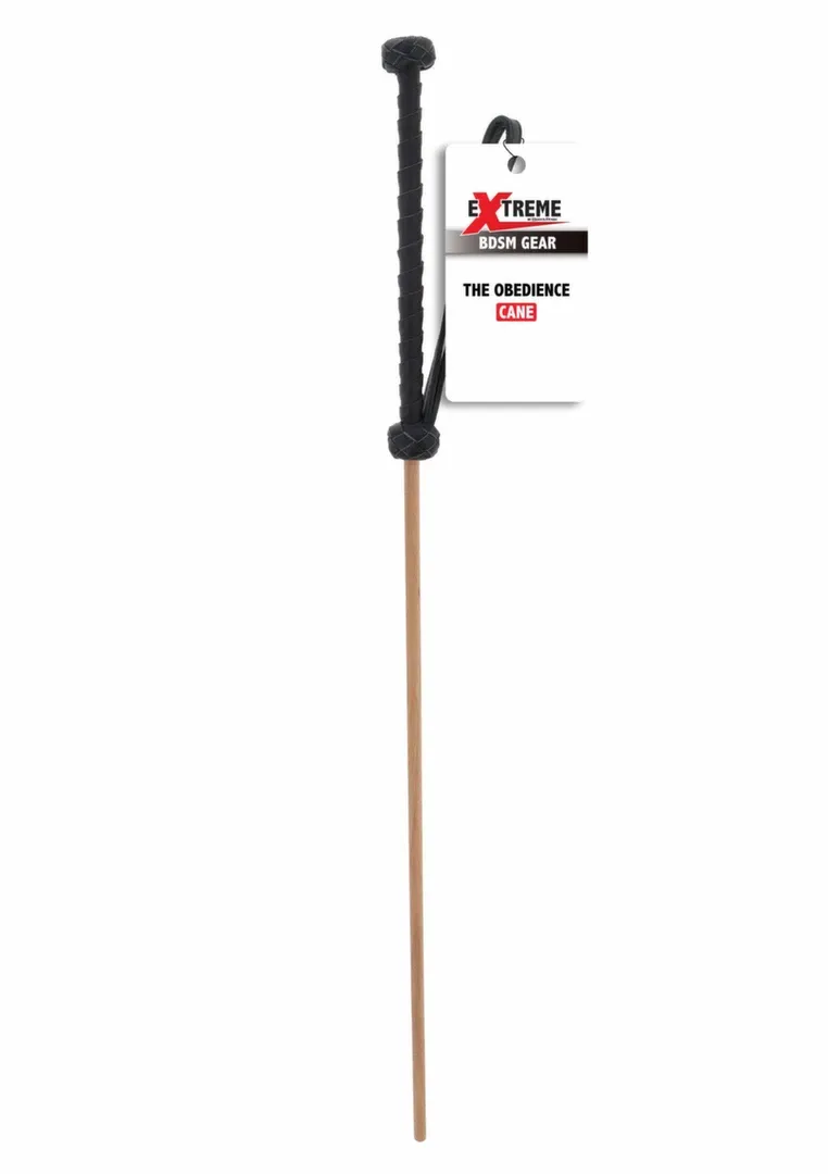 Silikonová rákoska Hidden Desire Extreme The Obedience Cane, 60 cm, černá - obrázek 2