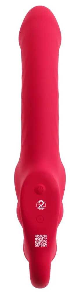 Vibrační strap-on bez postroje You2Toys Strapless Triple RC s dálkovým ovládáním - obrázek 6