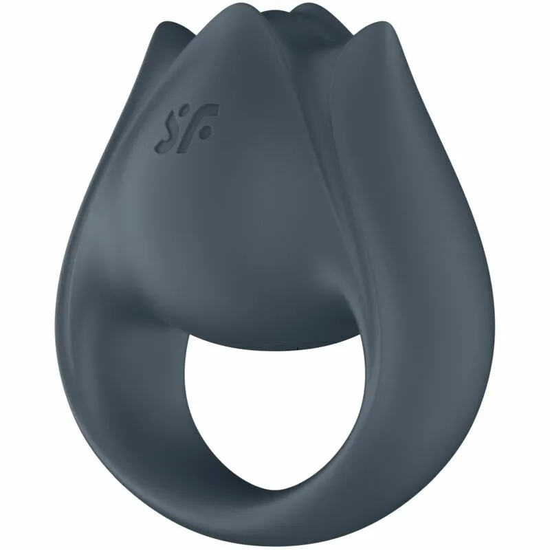 Vibrační erekční kroužek a prstový vibrátor Satisfyer Perfect Pair 2, šedý - obrázek 6