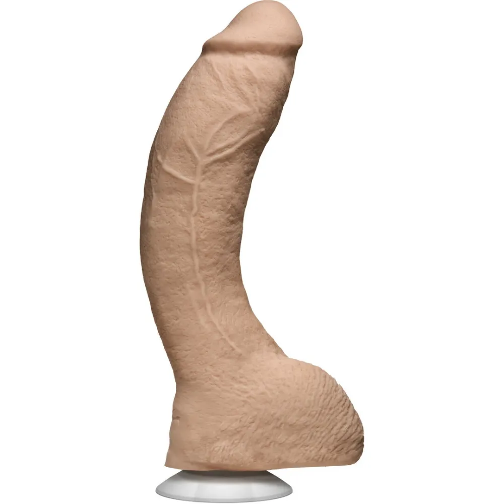 Realistické dildo Doc Johnson Jeff Stryker z UR3, 25 cm, bílé - obrázek 5