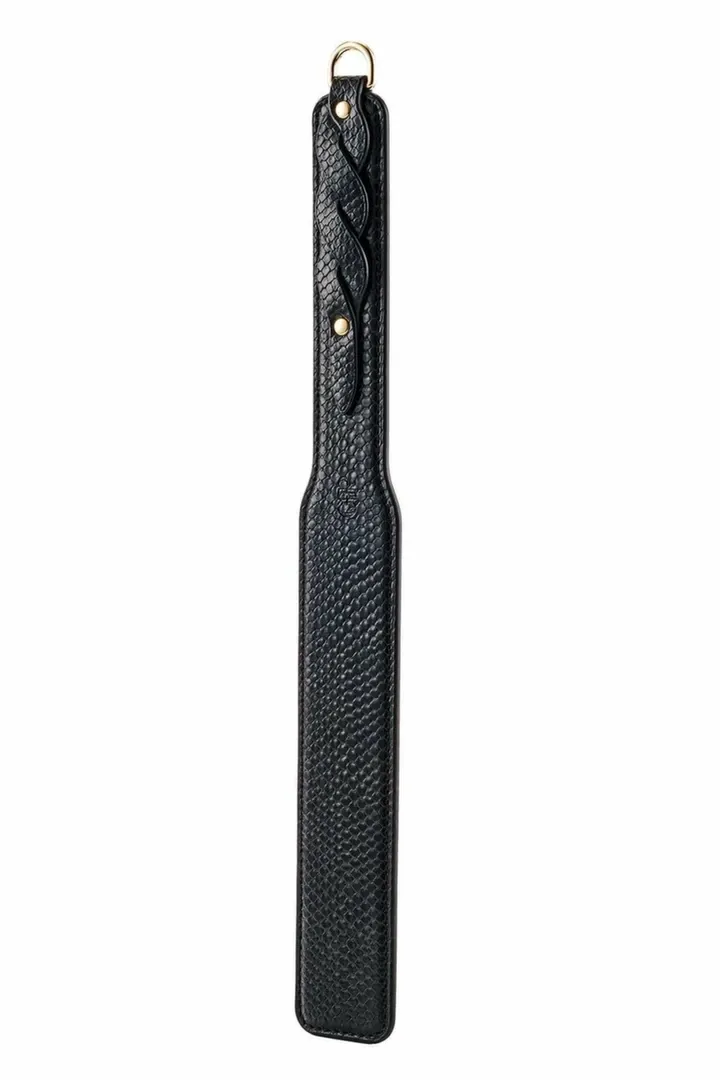 BDSM sada Guilty Pleasure Eclipse Braided, 7 dílů, veganská kůže, zlaté detaily - obrázek 4