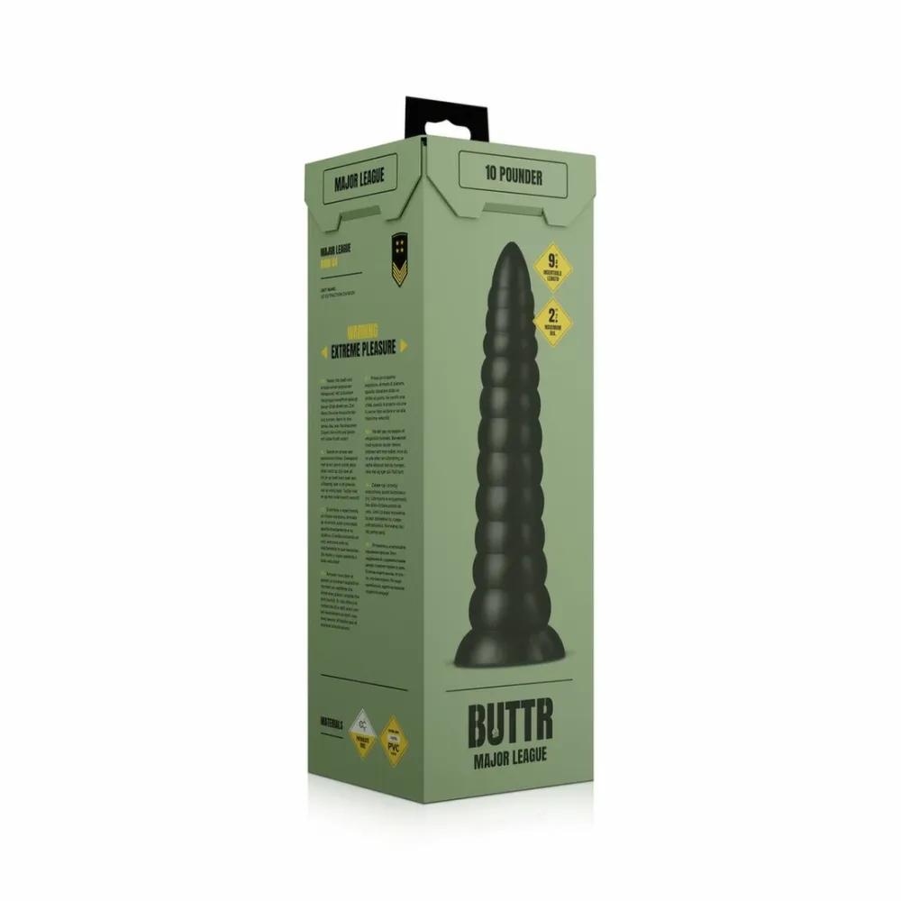Silikonový anální kolík BUTTR Caterpiller, článkovaný, černý, 29 cm - obrázek 4