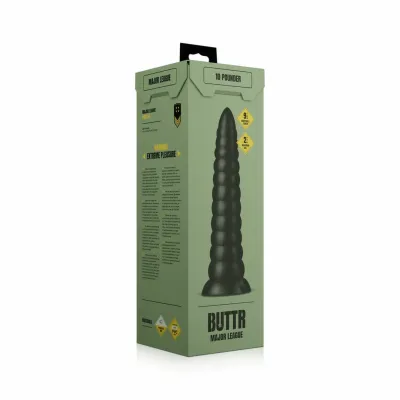 Silikonový anální kolík BUTTR Caterpiller, článkovaný, černý, 29 cm - obrázek 4