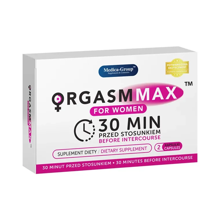 Kapsle pro ženy Medica Group Orgasm Max For Women, 2 ks