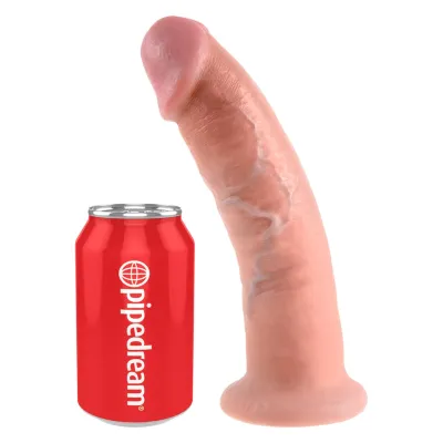 Realistické dildo King Cock s přísavkou, 22,9 cm, tělové - obrázek 5