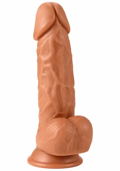 Realistické dildo Inferno by Hidden Desire, PVC, 21 cm, kompatibilní s postrojem - obrázek 5
