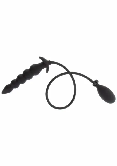 Nafukovací anální kolík Hidden Desire Extreme Inflatable Ribbed Plug Advance, černý - obrázek 4