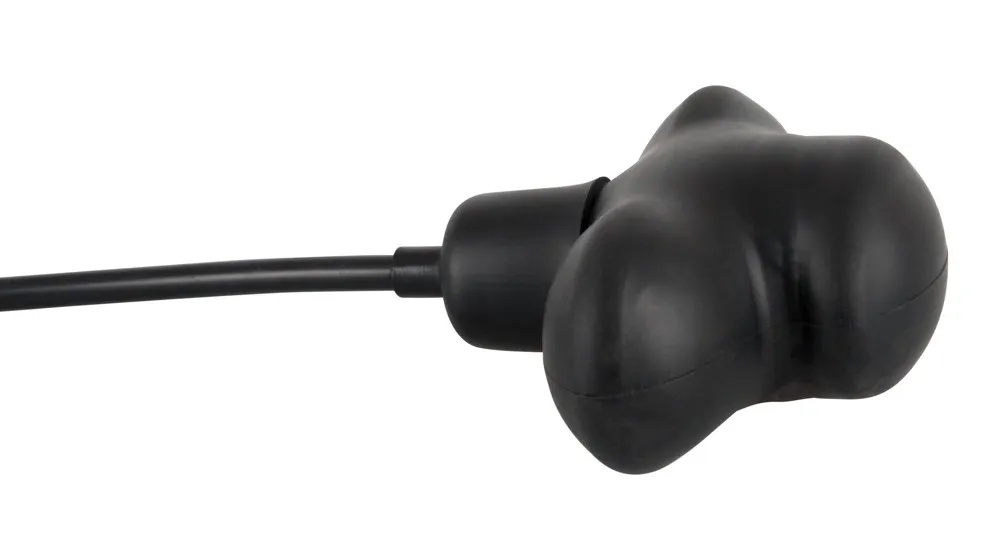 Nafukovací roubík You2Toys ze silikonu s ruční pumpičkou, černý, 12 cm - obrázek 6