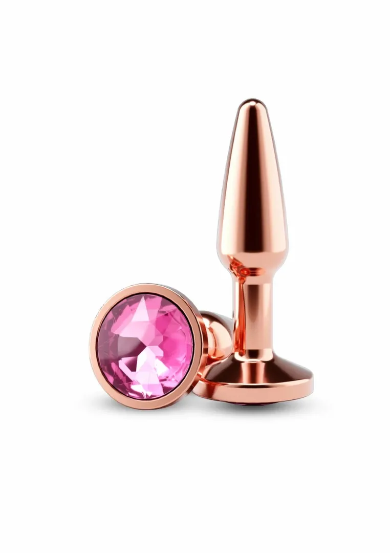 Kovový anální kolík NS Novelties Tapered Plug Small, chromovaný, 7 cm, 50 g