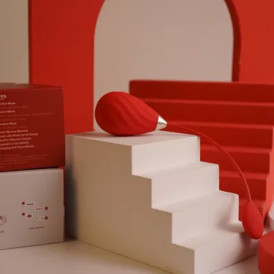 Chytrý vibrátor Magic Motion Magic Sundae s ovládáním aplikací, červený - obrázek 7