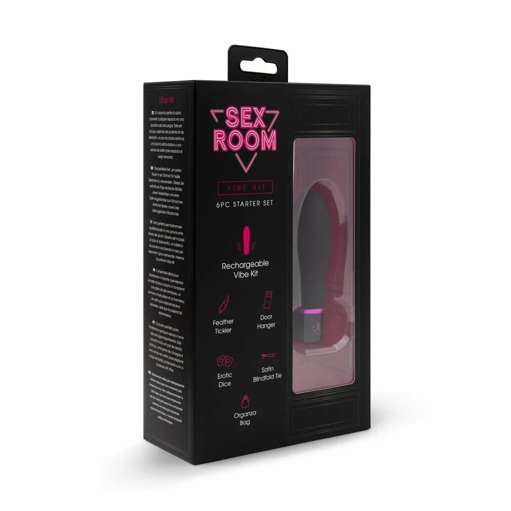 Erotická sada pro páry Dream Toys Sex Room Vibe Kit s nabíjecím vibrátorem