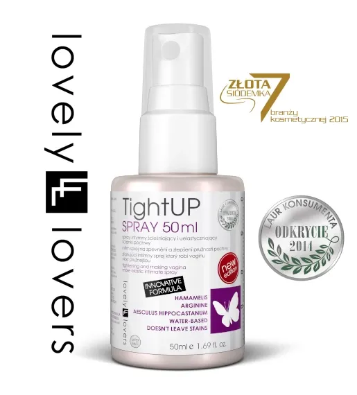 Zpevňující intimní sprej Lovely Lovers TightUP, 50 ml