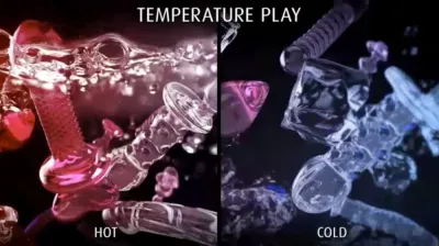 Skleněné dildo Icicles No. 24, růžové - obrázek 7