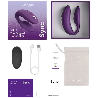 Nastavitelný vibrátor pro páry We-Vibe Sync 2, fialový - obrázek 8