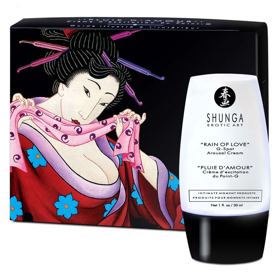 Stimulační krém na bod G Shunga Rain of Love, 30 ml