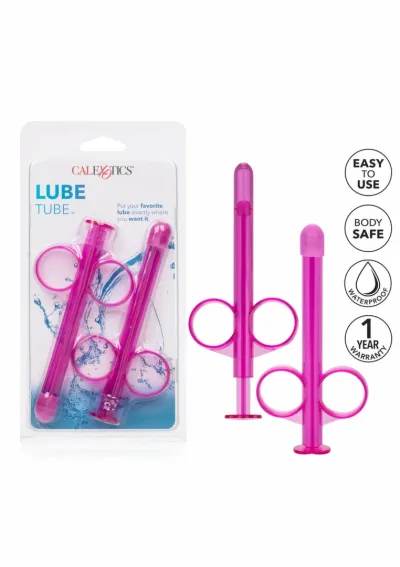 Aplikátor lubrikačního gelu CalExotics Lube Tube, průhledný, 2 ks - obrázek 4