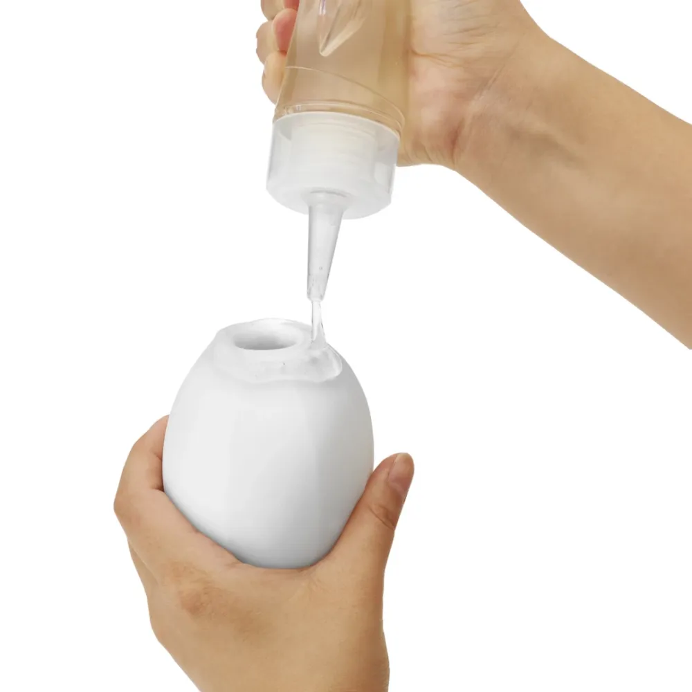 Masturbátor Tenga GEO Aqua s geometrickou strukturou, opakovaně použitelný, modrý - obrázek 5