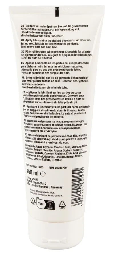 Lubrikační gel HOT Porn Sperm Pineapple na vodní bázi, ananas, 250 ml - obrázek 3