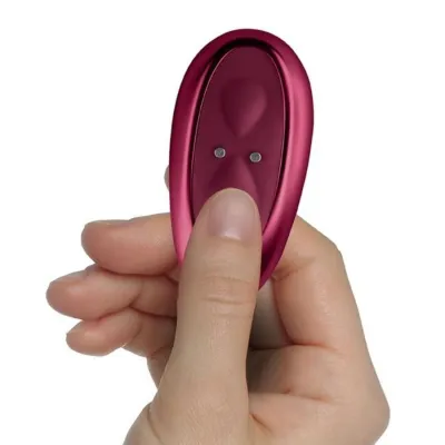 Vibrátor na bod G a k sezení Rocks-Off Ruby Glow Blush s ovladačem, červený - obrázek 8