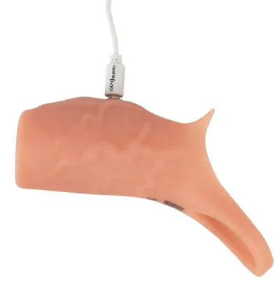 Vibrační návlek na penis Realistixxx Real Sleeve Open, otevřený, silikonový, 14 cm - obrázek 8