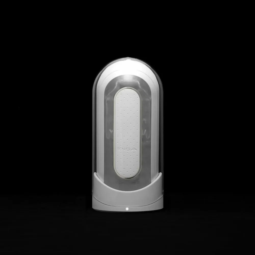 Tenga Flip Zero Electronic Vibrating System, vibrační masturbátor, bílý, 18 cm - obrázek 4