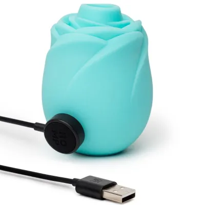 Tlakový stimulátor klitorisu ROMP Rose Glow ve tvaru růže, svítící ve tmě - obrázek 8